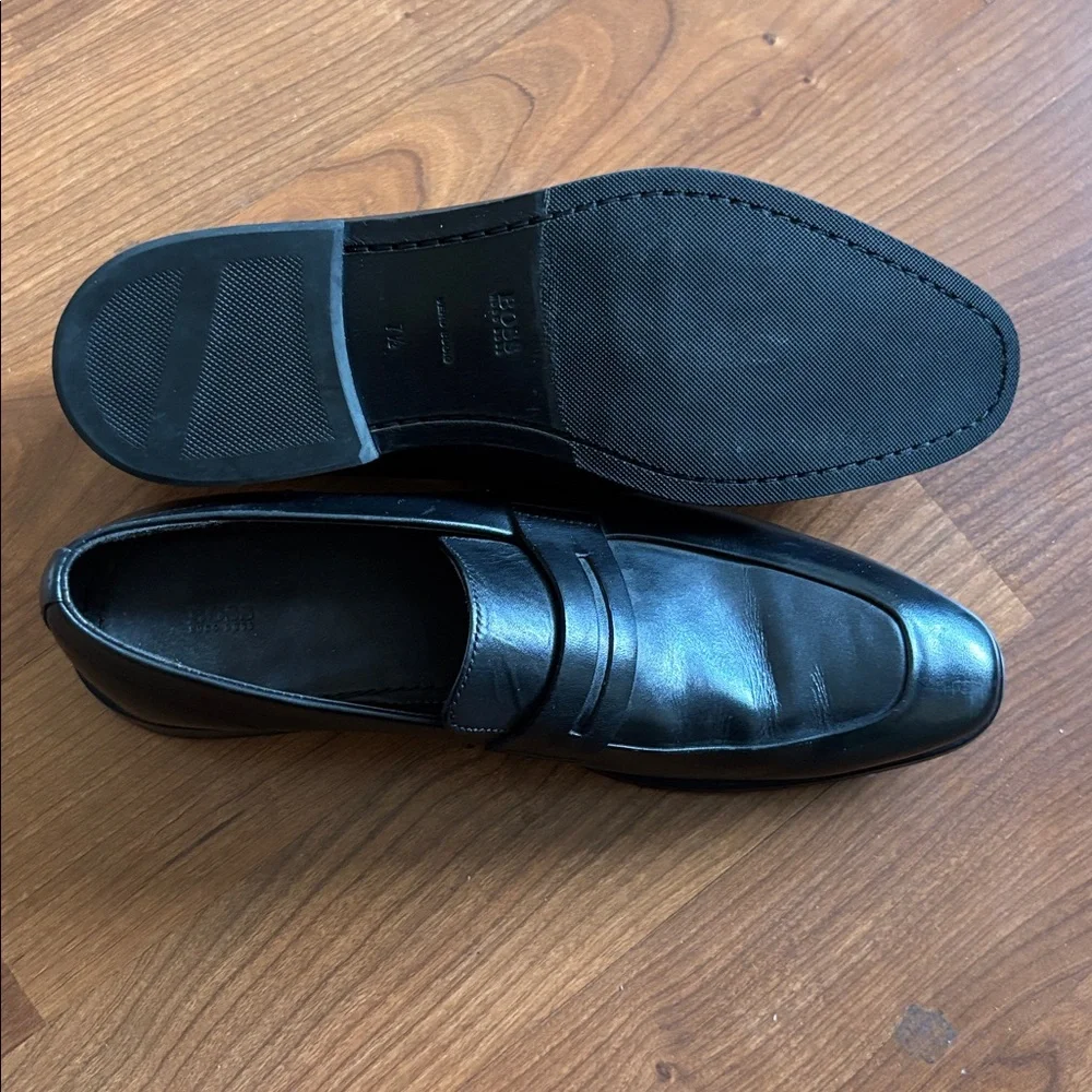 Hugo Boss Round Apron Toe Penny Loafer
